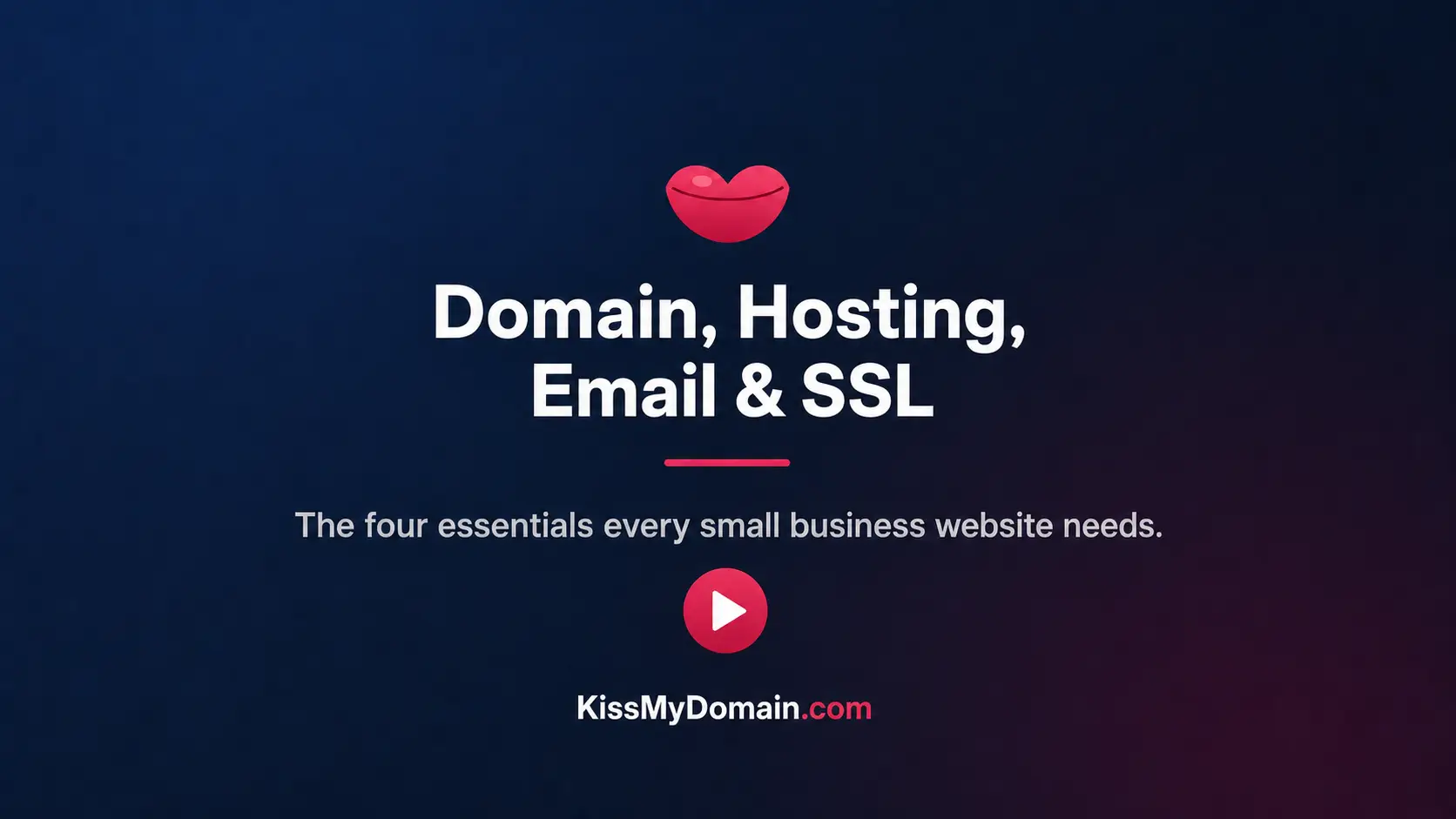 Video: Domain, hosting, business email and SSL essentials for small business websites